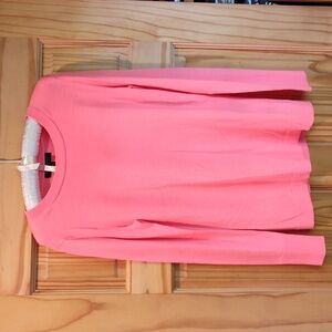 Banana Republic Hot Pink Merino Wool Crewneck Sweater